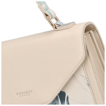 Dámská kabelka do ruky světle béžová - DIANA & CO Anynan