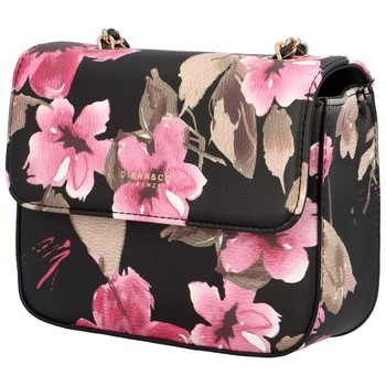 Dámská crossbody kabelka černá - DIANA & CO Melly Flower