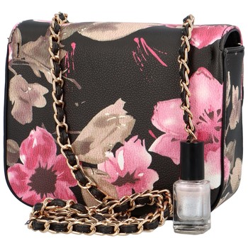 Dámská crossbody kabelka černá - DIANA & CO Melly Flower