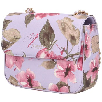 Dámská crossbody kabelka světle fialová - DIANA & CO Melly Flower