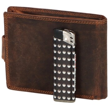 Pánská kožená peněženka hnědá - Delami Aroga Jelen