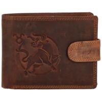 Pánská kožená peněženka hnědá - Delami Aroga Býk