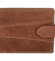 Pánská kožená peněženka hnědá broušená - Tomas Inrogo