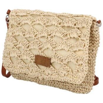 Dámská crossbody kabelka béžová - Firenze Patty