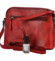 Dámská kožená crossbody/taška červená - Katana Akíra