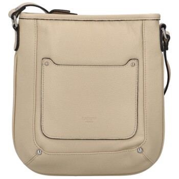 Dámská kožená crossbody béžová - Katana Biwelda