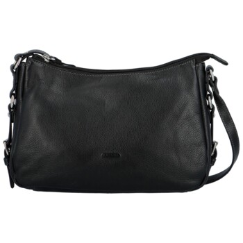 Dámská kožená crossbody černá - Katana Helinna