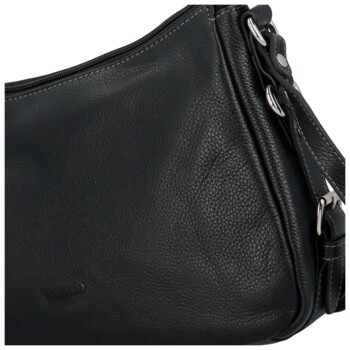 Dámská kožená crossbody černá - Katana Helinna