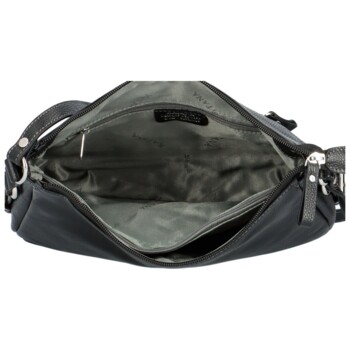Dámská kožená crossbody černá - Katana Helinna