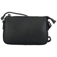 Dámská kožená crossbody kabelka černá - Katana Zeily