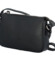 Dámská kožená crossbody kabelka černá - Katana Zeily