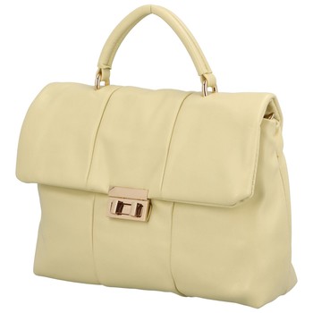 Dámská kabelka do ruky světle žlutá - DIANA & CO Noreply