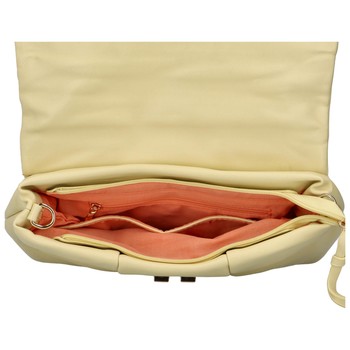 Dámská kabelka do ruky světle žlutá - DIANA & CO Noreply