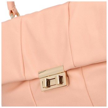 Dámská kabelka do ruky broskvově růžová - DIANA & CO Noreply