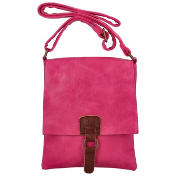 Dámská crossbody kabelka fuchsiová - Paolo bags Taisi