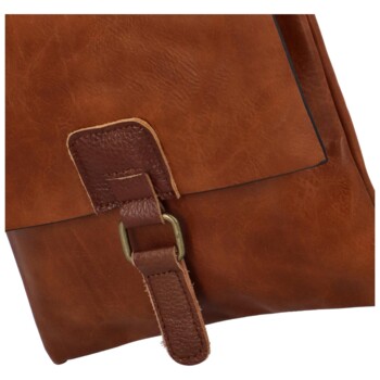 Dámská crossbody kabelka hnědá - Paolo bags Taisi