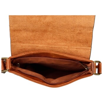 Dámská crossbody kabelka hnědá - Paolo bags Taisi