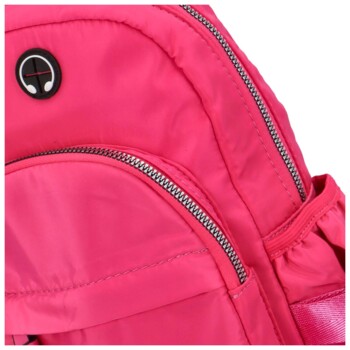 Dámský batoh fuchsiový - Paolo bags Varvaras