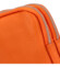 Dámské kožené crossbody pouzdro oranžové - Delami Valli