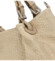 Dámská kožená kabelka béžová - Delami Minestra