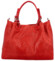 Dámská kožená kabelka červená - Delami Minestra