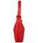 Dámská kožená kabelka přes rameno červená - ItalY Armáni Medium