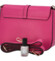 Dámská kožená crossbody kabelka fuchsiová - ItalY Neul