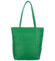 Dámská kožená kabelka přes rameno zelená - ItalY Nooxies