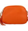 Dámská kožená crossbody kabelka oranžová - ItalY Prianna G