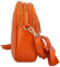 Dámská kožená crossbody kabelka oranžová - ItalY Prianna G