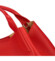 Dámská kožená kabelka červená - ItalY Keriska
