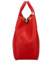 Dámská kožená kabelka červená - ItalY Keriska