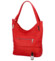 Dámská kožená kabelka přes rameno červená - ItalY Nellis