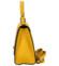 Dámská kožená kabelka do ruky žlutá - ItalY Yoselin