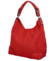 Dámská kožená kabelka červená - ItalY Inpelle