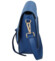 Dámská luxusní kožená kabelka královsky modrá - ItalY Mephia
