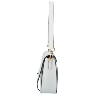 Dámská luxusní kožená kabelka bílá - ItalY Mephia