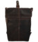Luxusní kožený batoh tmavě hnědý - Greenwood Kameron