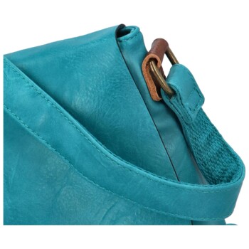 Dámska crossbody kabelka tyrkysově modrá - Paolo Bags Jessica