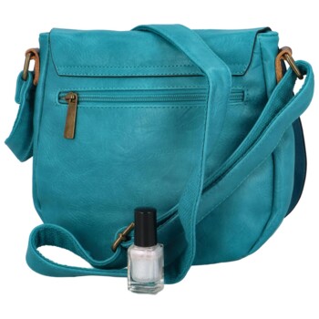 Dámska crossbody kabelka tyrkysově modrá - Paolo Bags Jessica