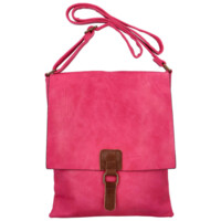 Dámská crossbody kabelka fuchsiová - Paolo Bags Elvíra