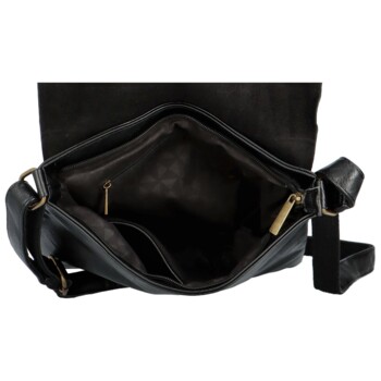 Dámská crossbody kabelka černá - Paolo Bags Elvíra