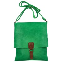 Dámská crossbody kabelka zelená - Paolo Bags Elvíra