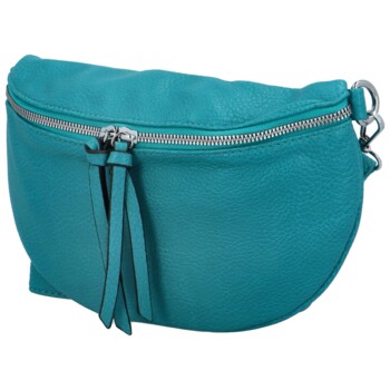 Dámská ledvinka tyrkysová - Paolo Bags Justice
