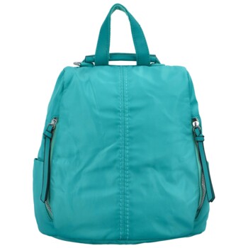 Dámský látkový batoh kabelka světle modrý - Paolo Bags Myrtha