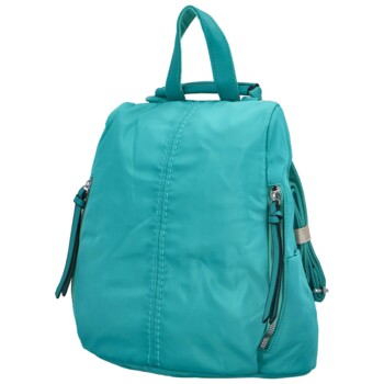 Dámský látkový batoh kabelka světle modrý - Paolo Bags Myrtha