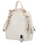 Dámský látkový batoh kabelka světle béžový - Paolo Bags Myrtha