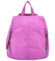 Dámský látkový batoh kabelka zářivě fialový - Paolo Bags Myrtha