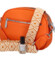 Dámská koženková crossbody oranžová - Paolo Bags Millie