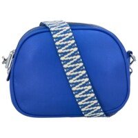 Dámská koženková crossbody královsky modrá - Paolo Bags Millie